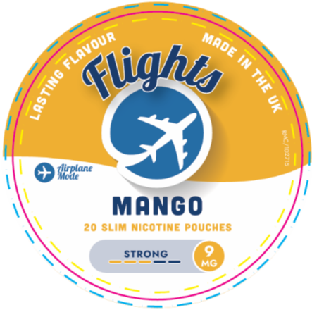 Flights Mango Nicotine Pouches – Tobacco-Free Nicotine (UK Made) - Vapesdirect