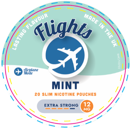 Flights Mint Nicotine Pouches – Tobacco-Free Nicotine (UK Made) - Vapesdirect