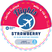 Flights Strawberry Nicotine Pouches – Tobacco-Free Nicotine (UK Made) - Vapesdirect