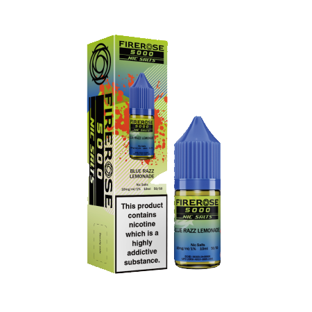 Firerose 5000 Blue Razz Lemonade Nic Salt 10ml - Vapesdirect