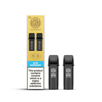 Gold Bar Reload Prefilled Pod 2 Pack -Blue Raspberry