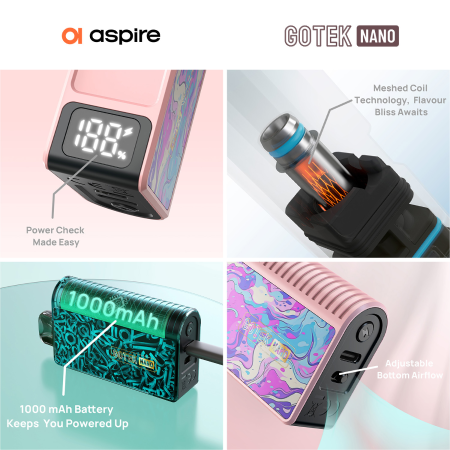 Aspire Gotek Nano Vape Kit - £11.99 - Vapesdirect
