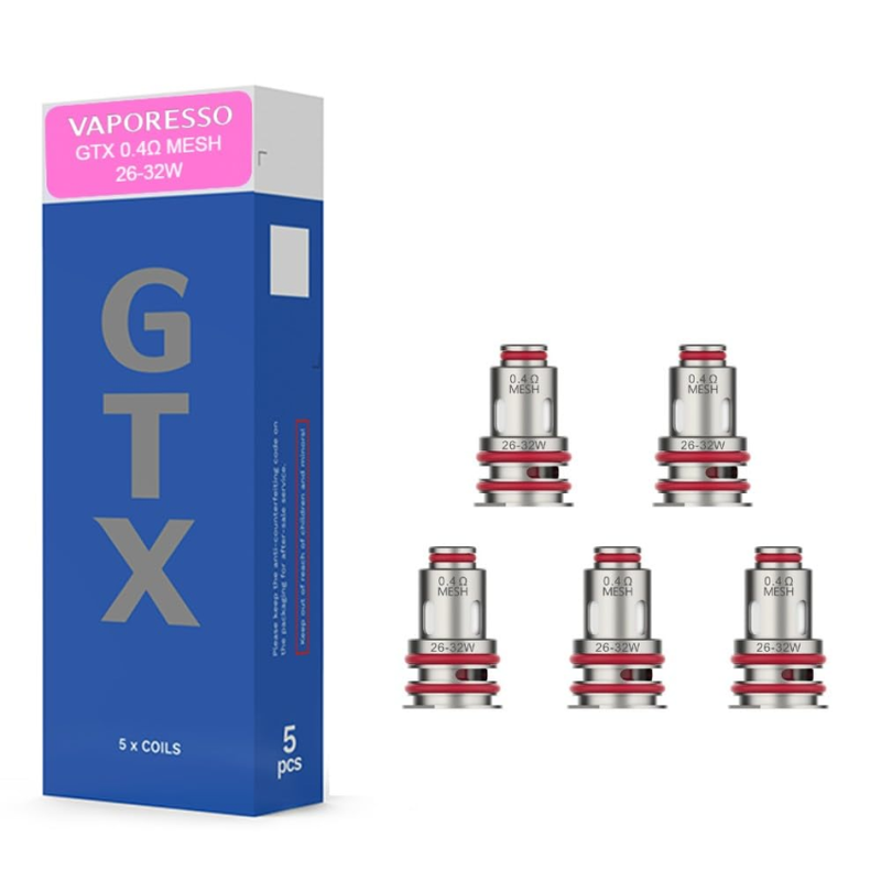 Vaporesso GTX Replacement Coils 5PK - Vapesdirect