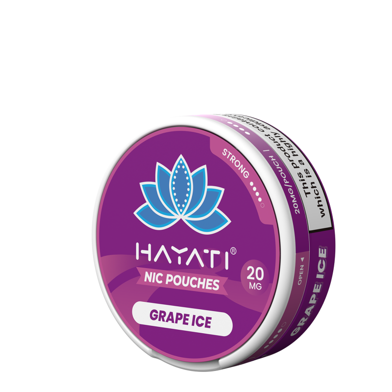 Hayati Nicotine Pouches - Grape Ice - Vapesdirect