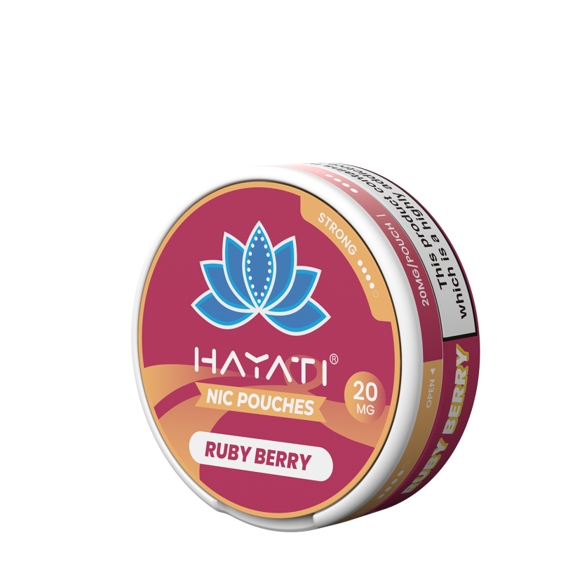 Hayati Nicotine Pouches - Ruby Berry - Vapesdirect