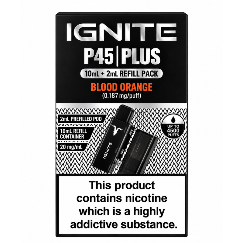 Ignite P45 Plus Blood Orange 20mg Refill Pack