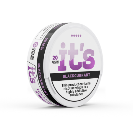 Its Blackcurrant Nicotine Pouches - Vapesdirect