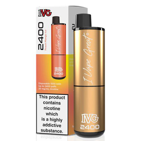 IVG 2400 Disposable Vape - Peach Mango