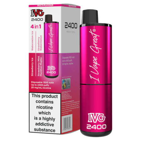 IVG 2400 Disposable Vape - Pink Edition - Vapesdirect