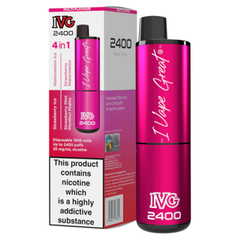 IVG 2400 Disposable Vape - Pink Edition