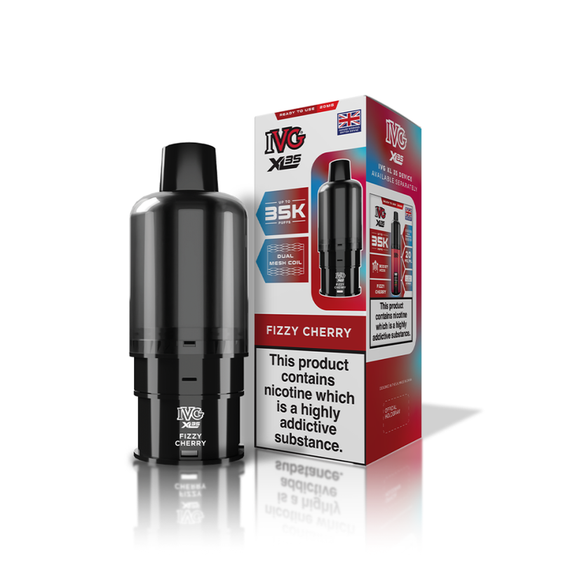 IVG XL 35K Prefilled Pods - Fizzy Cherry - Vapesdirect