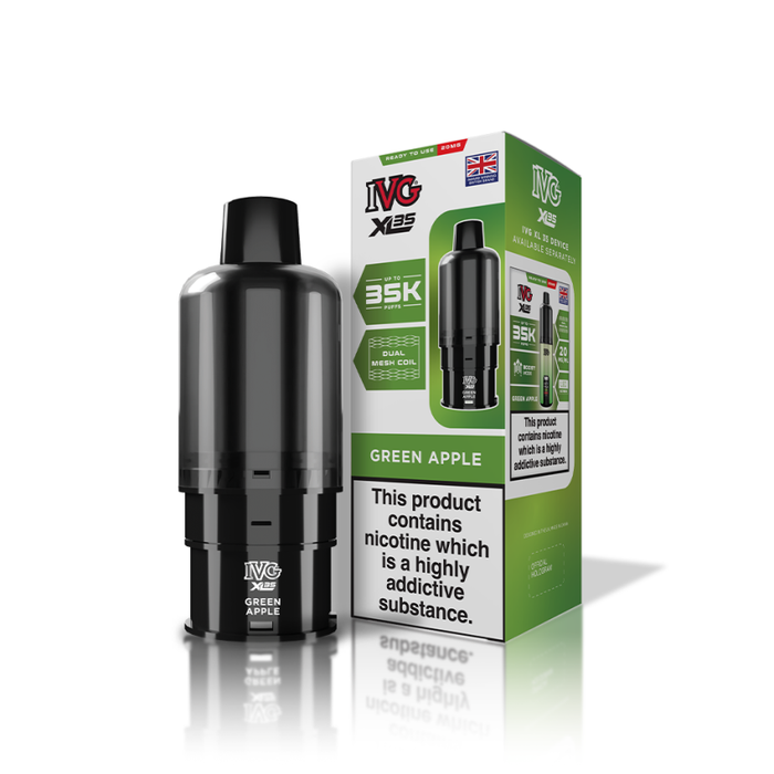 IVG XL 35K Prefilled Pods - Green Apple