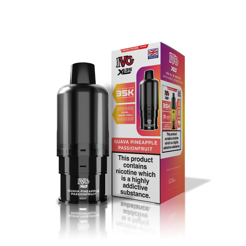 IVG XL 35K Prefilled Pods - Guava Pineapple Passionfruit - Vapesdirect