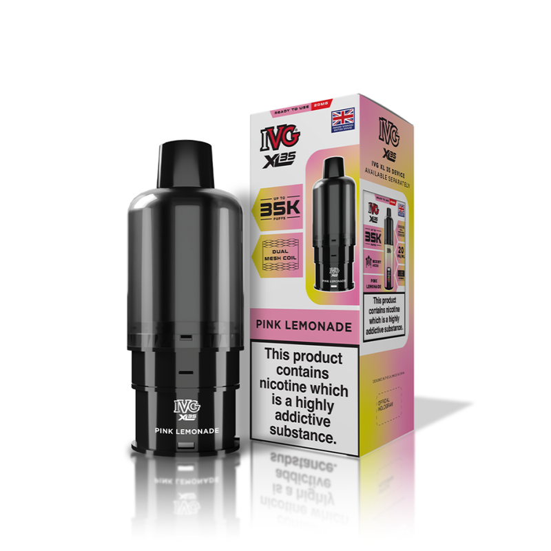 IVG XL 35K Prefilled Pods - Pink Lemonade - Vapesdirect