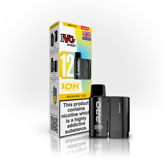 IVG Pro 12 Prefilled Pods + Refill Container