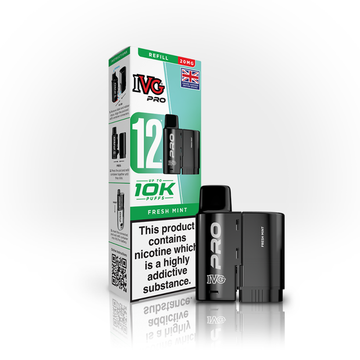 IVG Pro 12 Prefilled Pods + Refill Container