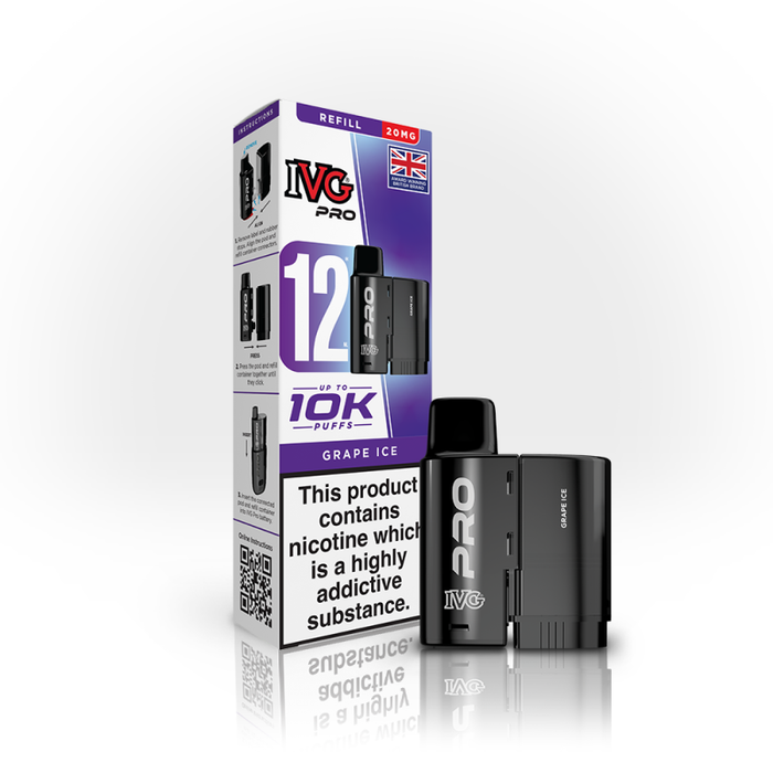 IVG Pro 12 Prefilled Pods + Refill Container