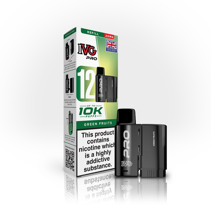 IVG Pro 12 Prefilled Pods + Refill Container