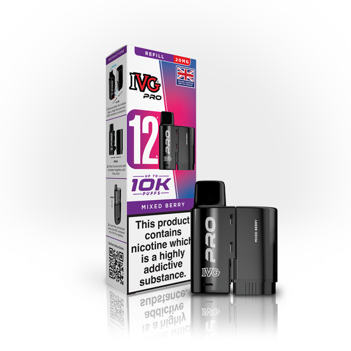 IVG Pro 12 Prefilled Pods + Refill Container