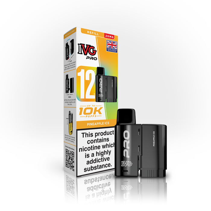 IVG Pro 12 Prefilled Pods + Refill Container