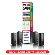 IVG 2400 Reload Prefilled Pods – 4 Flavours in Every Pack - Vapesdirect