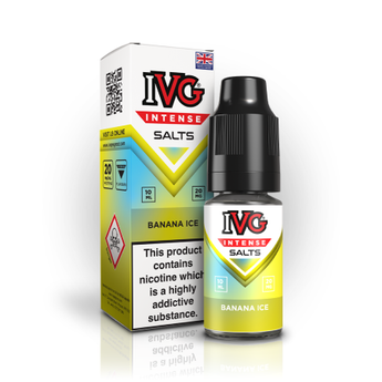 Banana Ice Nic Salt by IVG Intense – 10ml E-Liquid