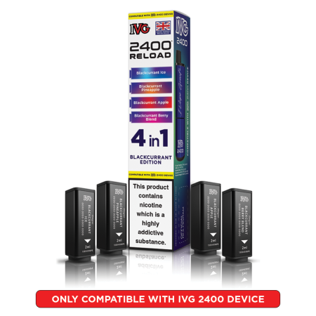 IVG 2400 Reload Prefilled Pods – 4 Flavours in Every Pack - Vapesdirect