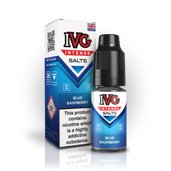Blue Raspberry Nic Salt by IVG Intense – 10ml E-Liquid