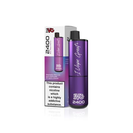 IVG 2400 Disposable Vape - Blue Razz Cherry - Vapesdirect