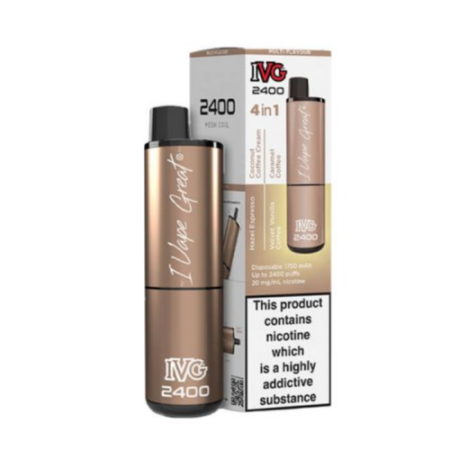 IVG 2400 Disposable Vape - Coffee Edition - Vapesdirect