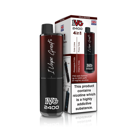 IVG 2400 4 in 1 Vape - Cola Edition - Vapesdirect