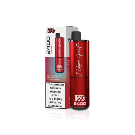 IVG 2400 Disposable Vape - Fizzy Cherry - Vapesdirect