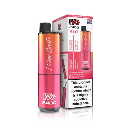 IVG 2400 4 in 1 Vape - Grapefruit Edition - Vapesdirect