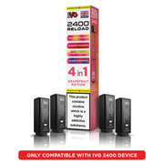IVG 2400 Reload Prefilled Pods – 4 Flavours in Every Pack - Vapesdirect