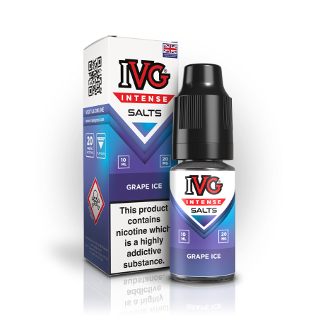 Grape Ice Nic Salt by IVG Intense – 10ml E-Liquid