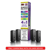 IVG 2400 Reload Prefilled Pods – 4 Flavours in Every Pack - Vapesdirect