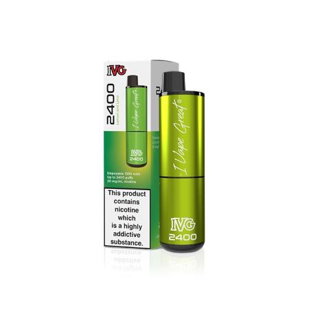IVG 2400 Disposable Vape - Lemon and Lime - Vapesdirect