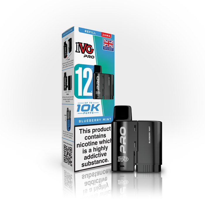 IVG Pro 12 Prefilled Pods + Refill Container