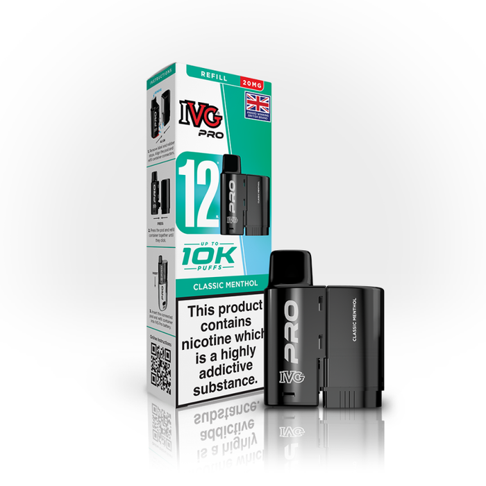IVG Pro 12 Prefilled Pods + Refill Container