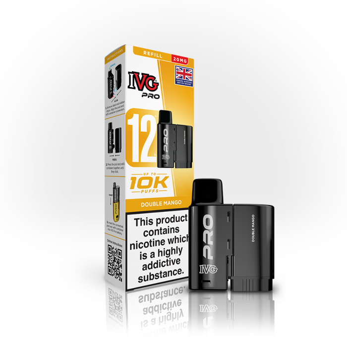 IVG Pro 12 Prefilled Pods + Refill Container