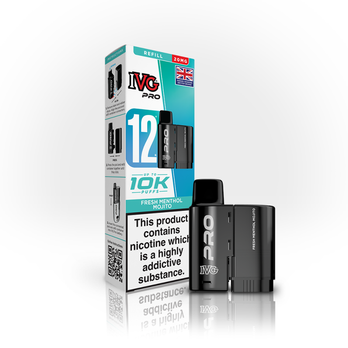 IVG Pro 12 Prefilled Pods + Refill Container