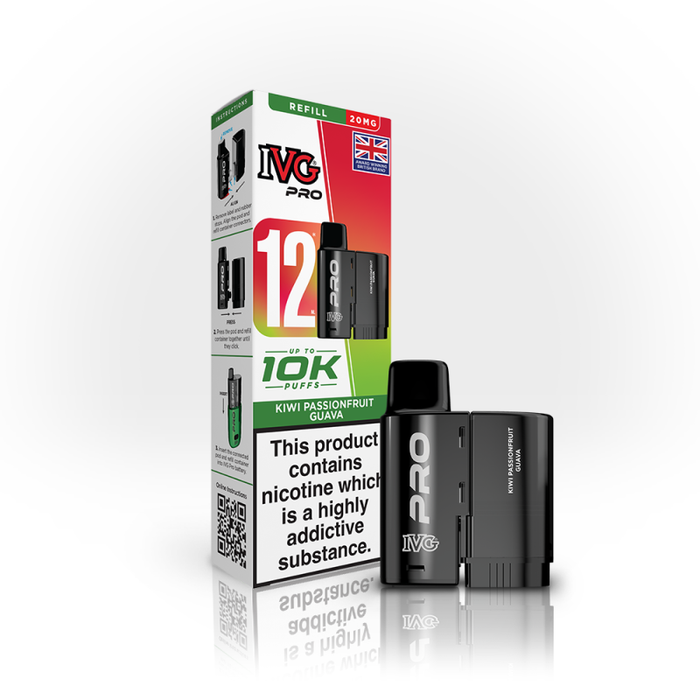 IVG Pro 12 Prefilled Pods + Refill Container