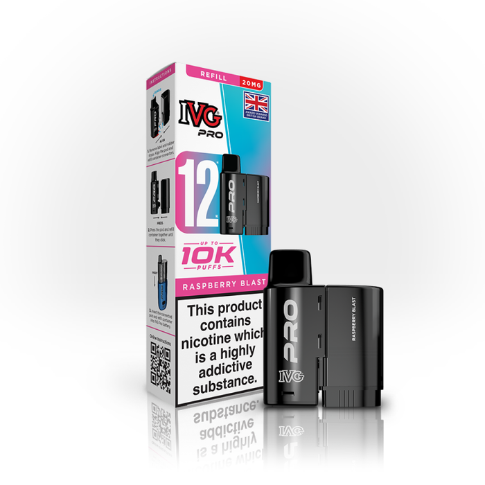 IVG Pro 12 Prefilled Pods + Refill Container