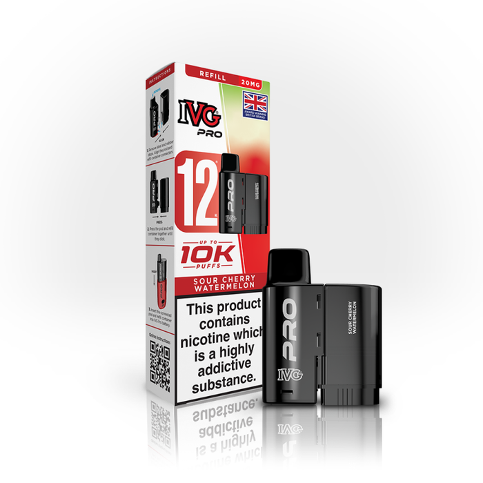 IVG Pro 12 Prefilled Pods + Refill Container