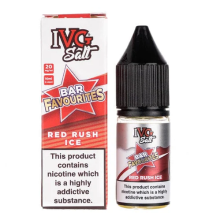 IVG 10ml Bar Favourites - Red Rush Ice - Vapesdirect