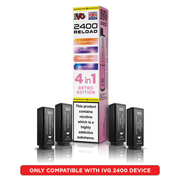 IVG 2400 Reload Prefilled Pods – 4 Flavours in Every Pack - Vapesdirect