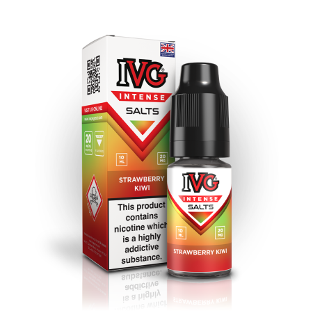 Strawberry Kiwi Nic Salt by IVG Intense – 10ml E-Liquid - Vapesdirect