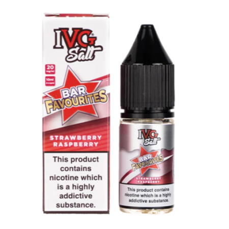 IVG 10ml Bar Favourites - Strawberry Raspberry