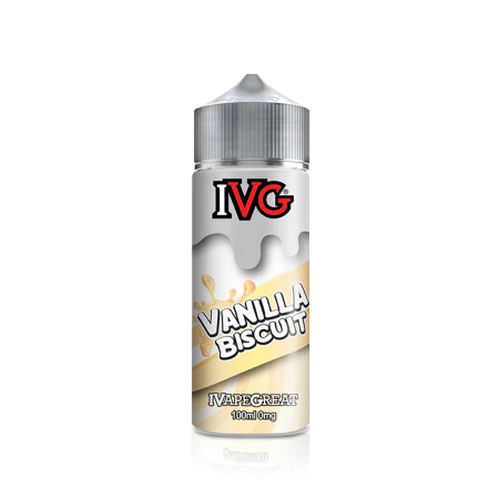 IVG 100ml Shortfill - Vanilla Biscuit - Vapesdirect