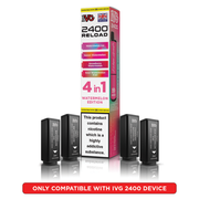 IVG 2400 Reload Prefilled Pods – 4 Flavours in Every Pack - Vapesdirect